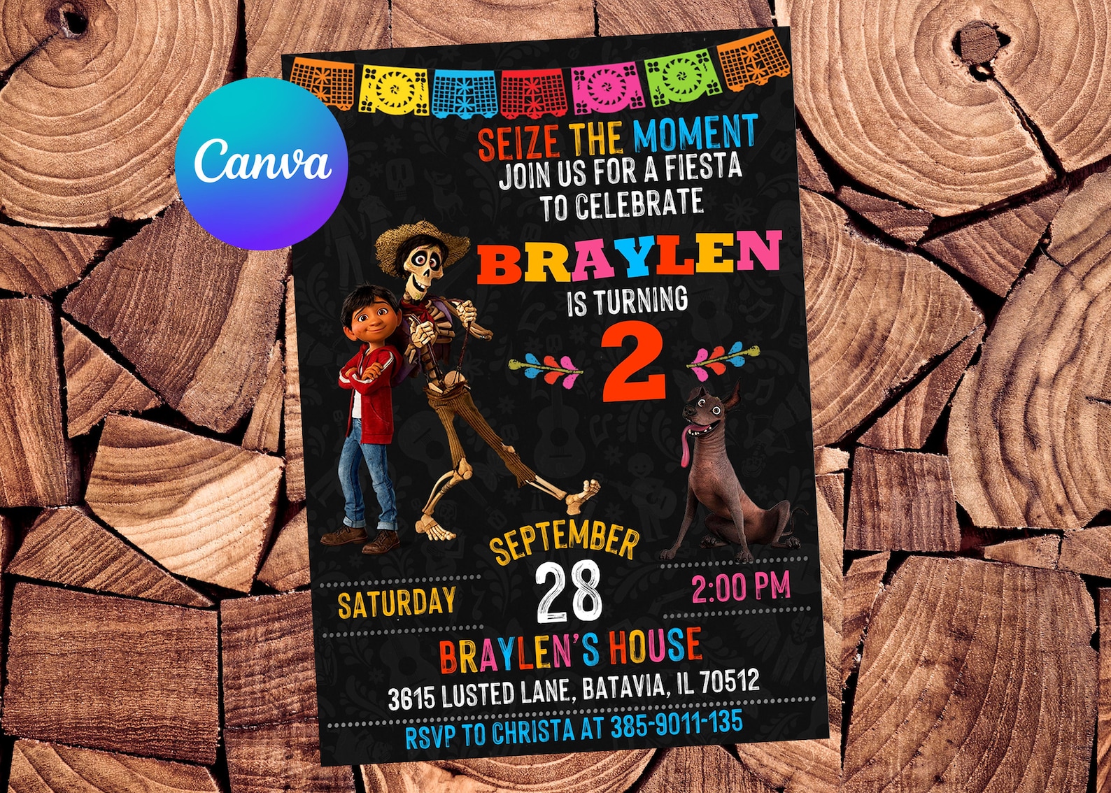 Coco Invitation Coco Birthday Invitation Fiesta Invitation Coco Party ...