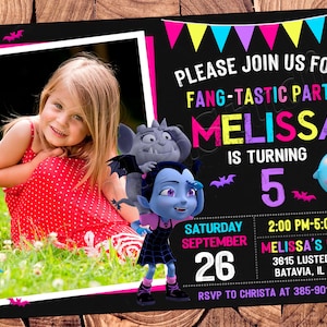Vampirina Einladung Vampirina Geburtstagseinladung Vampirina Party Vampirina lädt Vampirina ein druckbare Vampirina digitale Vampirina Karte