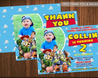 Toy Story Invitation Toy Story Birthday Invitation Toy Story Party Toy Story Digital Toy Story Card Printable File