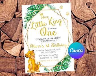 希少！！ライオンキング完成披露試写会ご招待状　専用封筒付き ライオンキング招待状、ライオンキング誕生日招待状、ライオンキング