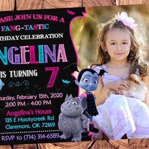 Vampirina Einladung Vampirina Geburtstagseinladung Vampirina Party Vampirina lädt Vampirina ein druckbare Vampirina digitale Vampirina Karte