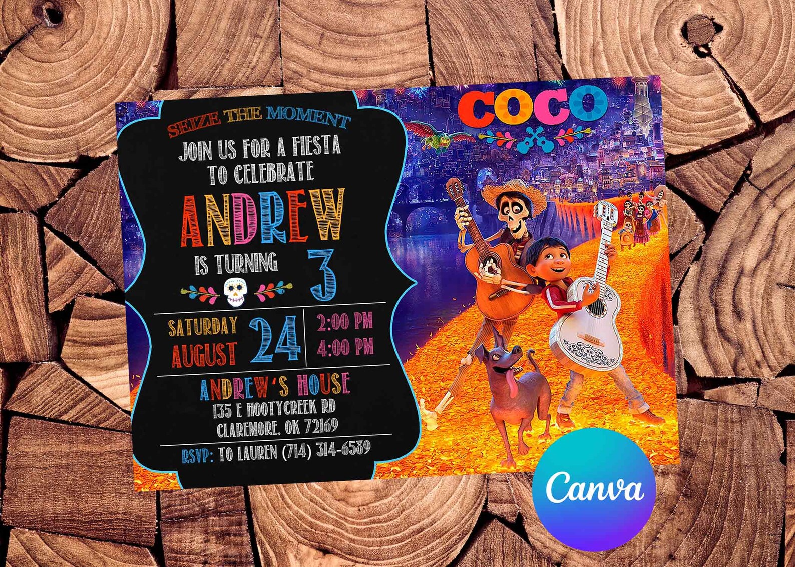 Coco Invitation Coco Birthday Invitation Fiesta Invitation Coco Party ...