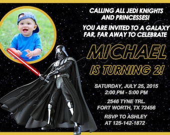 Star Wars Invitation Star Wars Birthday Invitation Star Wars Party Star Wars Invite Star Wars Card Star Wars Digital File Printable File