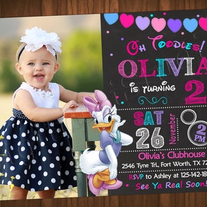 Invito Paperina Invito Paperina Invito di compleanno Paperina Festa Paperina Invito di Minnie Mouse Invito Paperina
