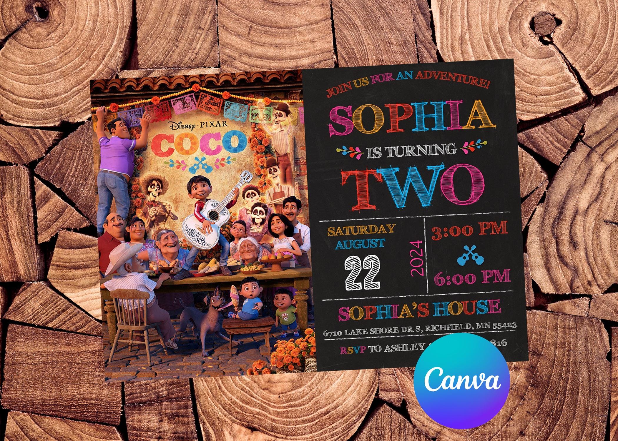 Coco Invitation Coco Birthday Invitation Fiesta Invitation Coco Party ...