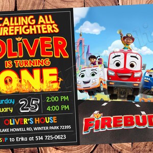 Firebuds Einladung Firebuds Geburtstag Firebuds Party Firebuds einladen Firebuds Einladungen Firebuds Karte Firebuds Printable
