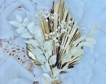 Palm Spear Cake Topper Palm Leaf Dried Flower Cake Topper Dry Flower Pampas Cake Topper Cream Gold Palm Spear Bouquet Blue Palm Spear Green