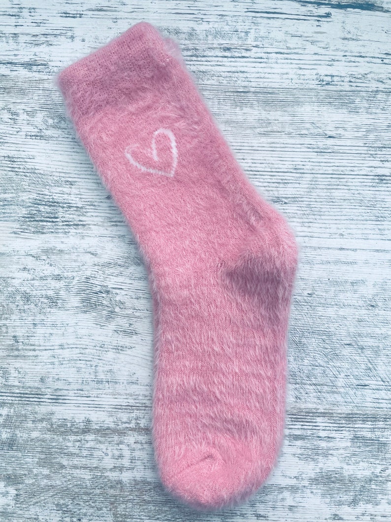 PERSONALISED Fluffy Socks/winter Socks / Sleeping Socks/gift for Her