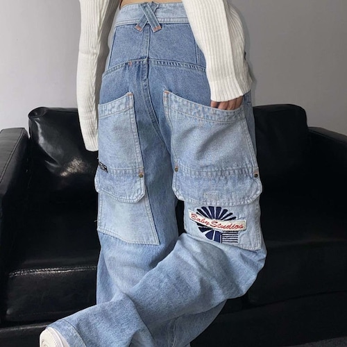 Cargo Plaid Pants Women Hippie Harajuku Y2k Oversize Baggy - Etsy UK