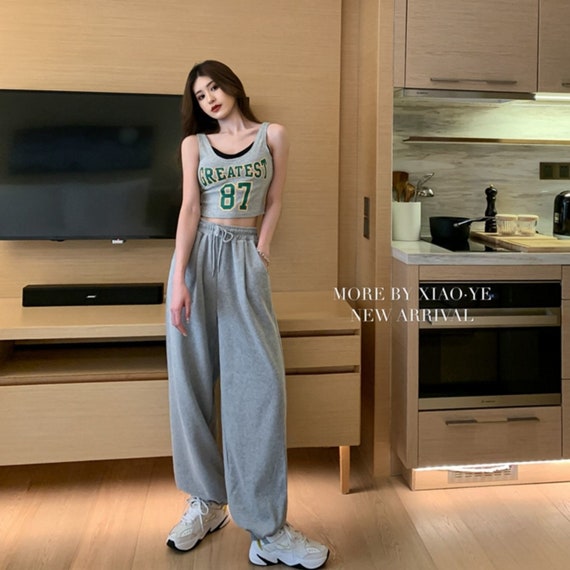 Korean Style Sweatpants Joggers Women Harajuku High Waist Harem Pants  Jogging Casual Loose Trousers Ulzzang All-match -  Israel