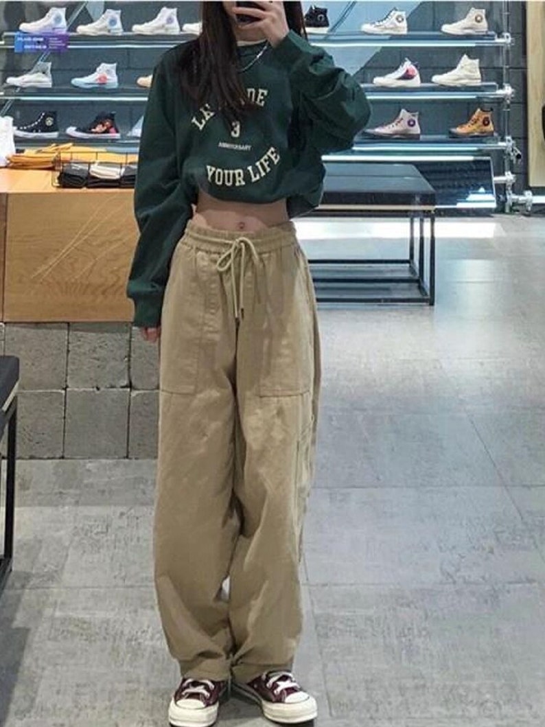 Vintage Cargo Pants Women Harajuku Baggy Hip Hop Trousers - Etsy