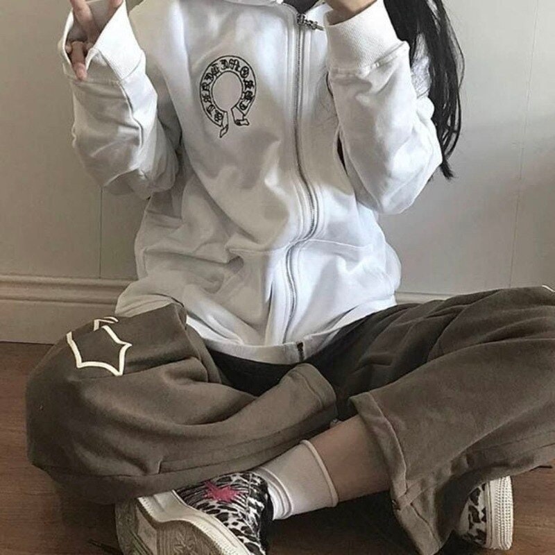 Brown Vintage Baggy Pants Women Winter Fleece Jogging Harajuku Hip Hop  Black Sweatpants Streetwear Loose Trousers Korean -  Denmark