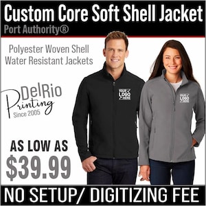 Custom Embroidered Soft Shell Jacket: Personalized Logo, Port Authority