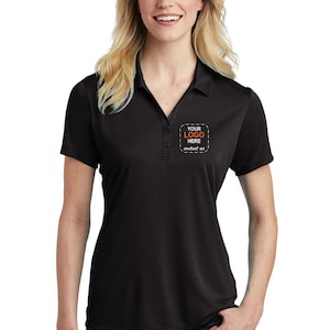Custom Embroider Personalized Polo Shirt - Sport-Tek LST550 PosiCharge Competitor Performance Polo - Max 4in by 4in Embroidery Logo