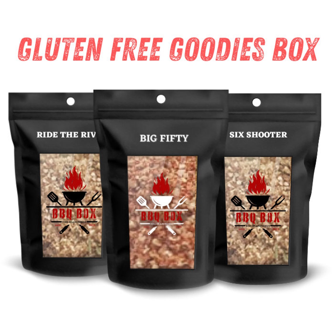 GLUTEN FREE Bbq Seasoning Gift Box Gluten Free Seasoning Etsy UK