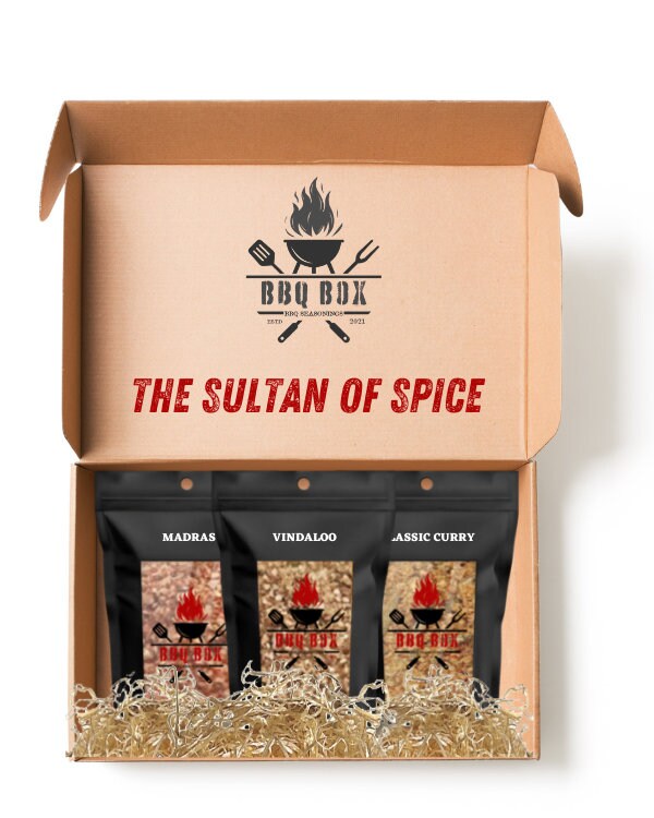 BBQ BOX UK Curry Gift Set Curry Kit Curry Gift Curry Etsy UK