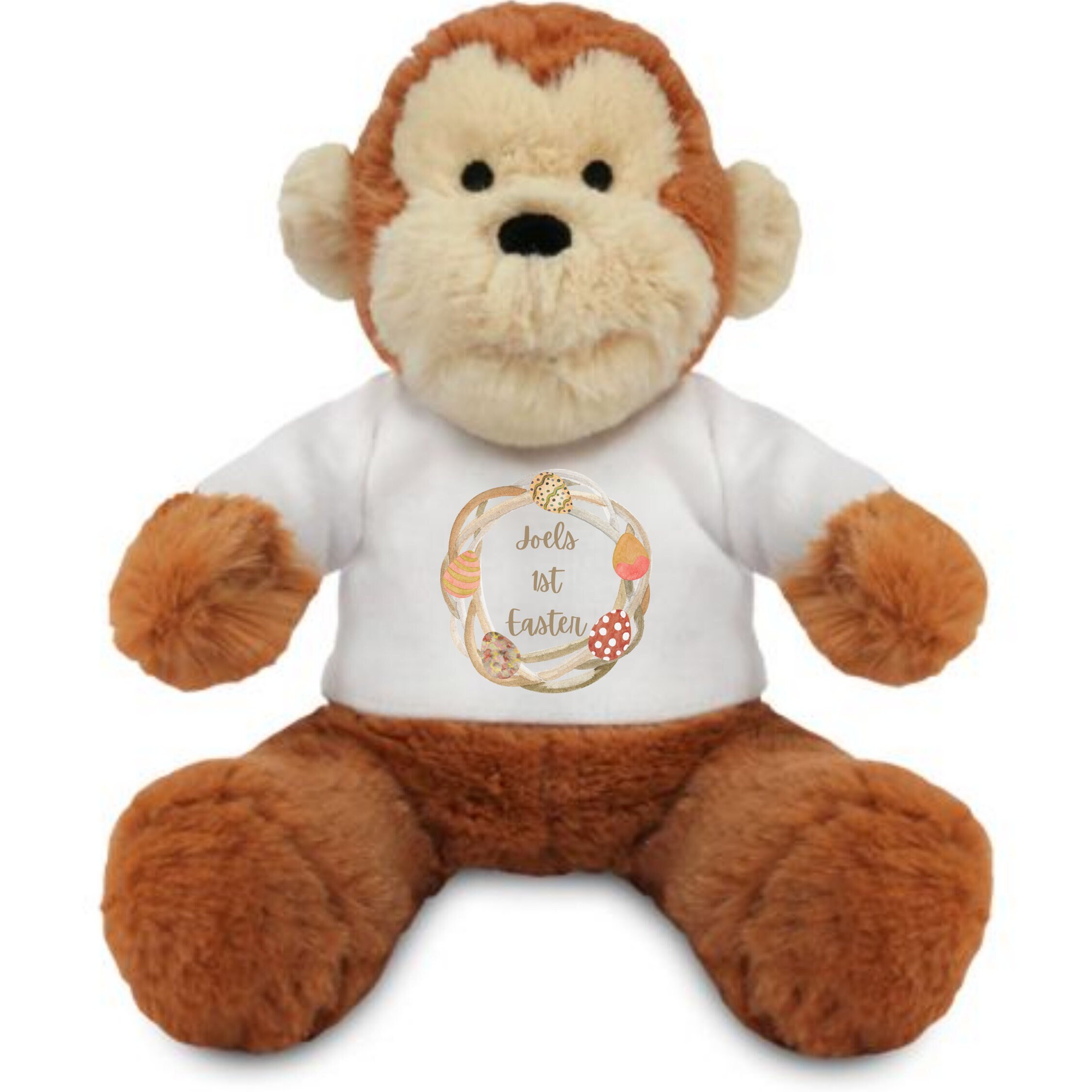 monkey teddy personalised