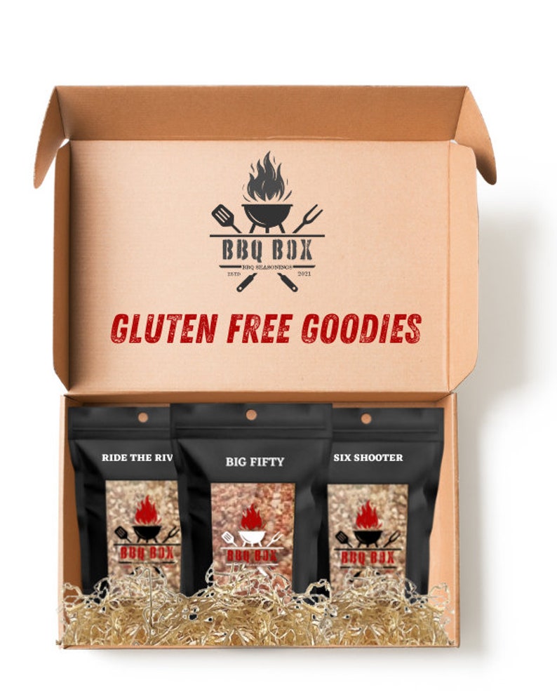 GLUTEN FREE Bbq Seasoning Gift Box Gluten Free Seasoning Etsy UK