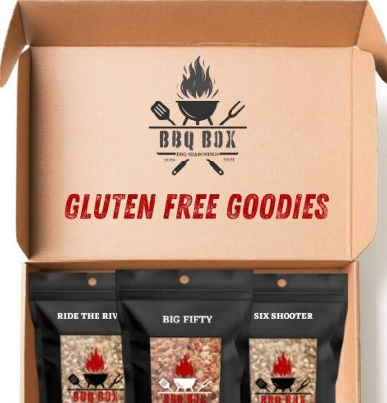 GLUTEN FREE Bbq Seasoning Gift Box Gluten Free Seasoning Etsy UK