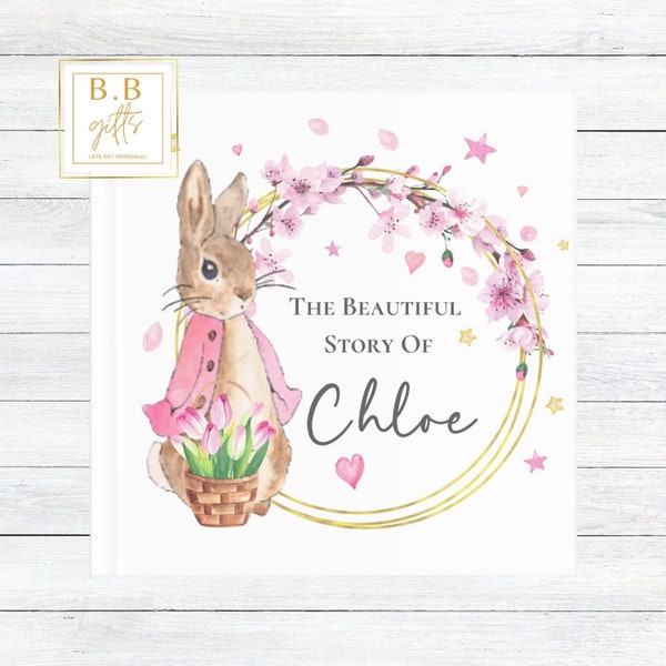 Custom Photo Album For Girl ' The Beautiful Story Of...' - Personalised Picture Book For Child - Personalized Gift For Baby - Baby Scrapbook