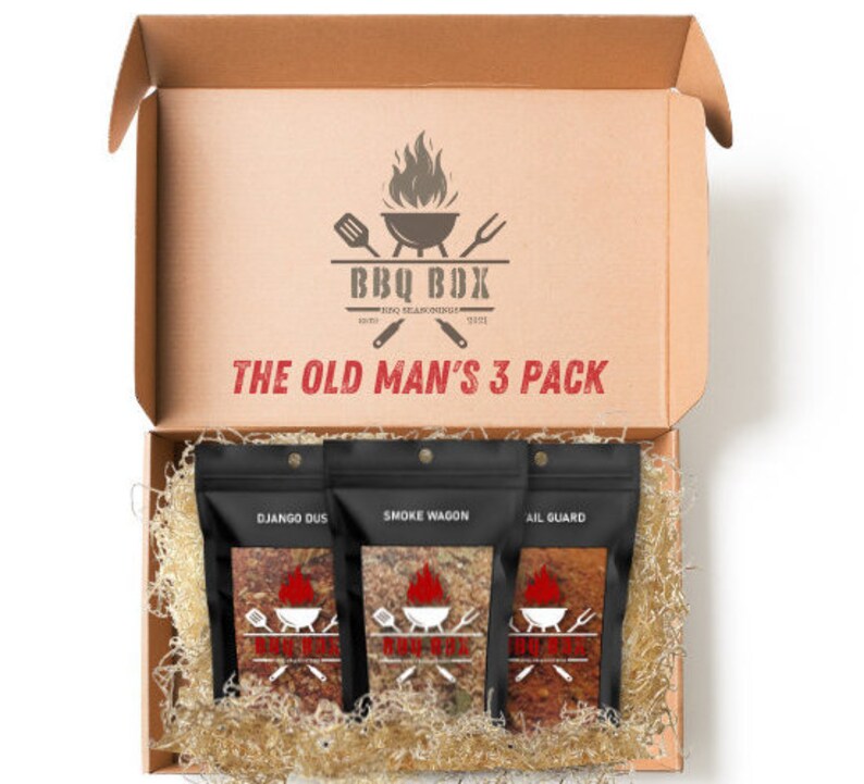BBQ Seasoning Gift Box Gift Set for Dad the BEST Barbecue Etsy UK