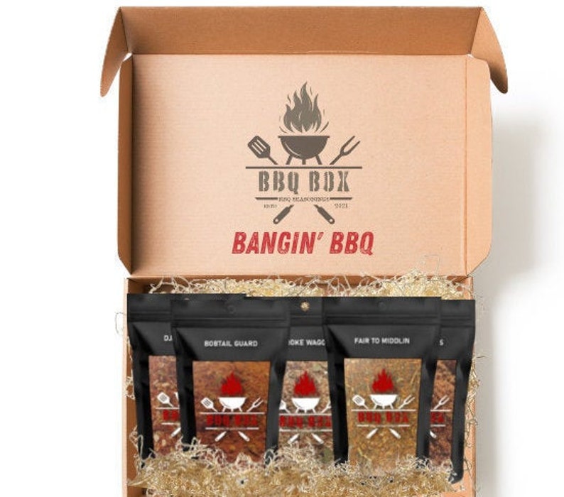 BBQ SEASONING SET Bangin Bbq Mens Gift Set Bbq Gift Set Etsy España