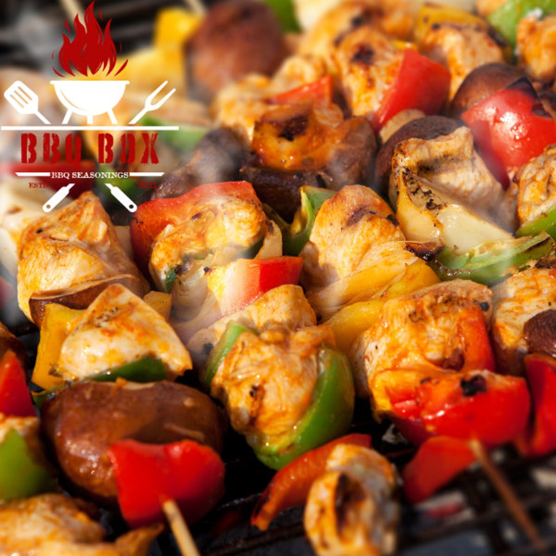 BBQ SEASONINGS Box Hot Chili Seasoning Poke the Devil Rubs Etsy UK