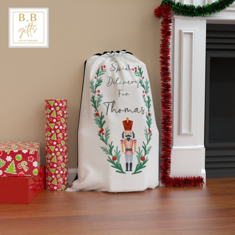 SANTA SACK Nutcracker CHRISTMAS Eve Box Special Delivery Etsy UK