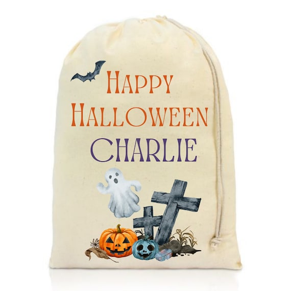 Halloween Treat Bag Trick or Treat Bag Trick or Treat - Etsy UK