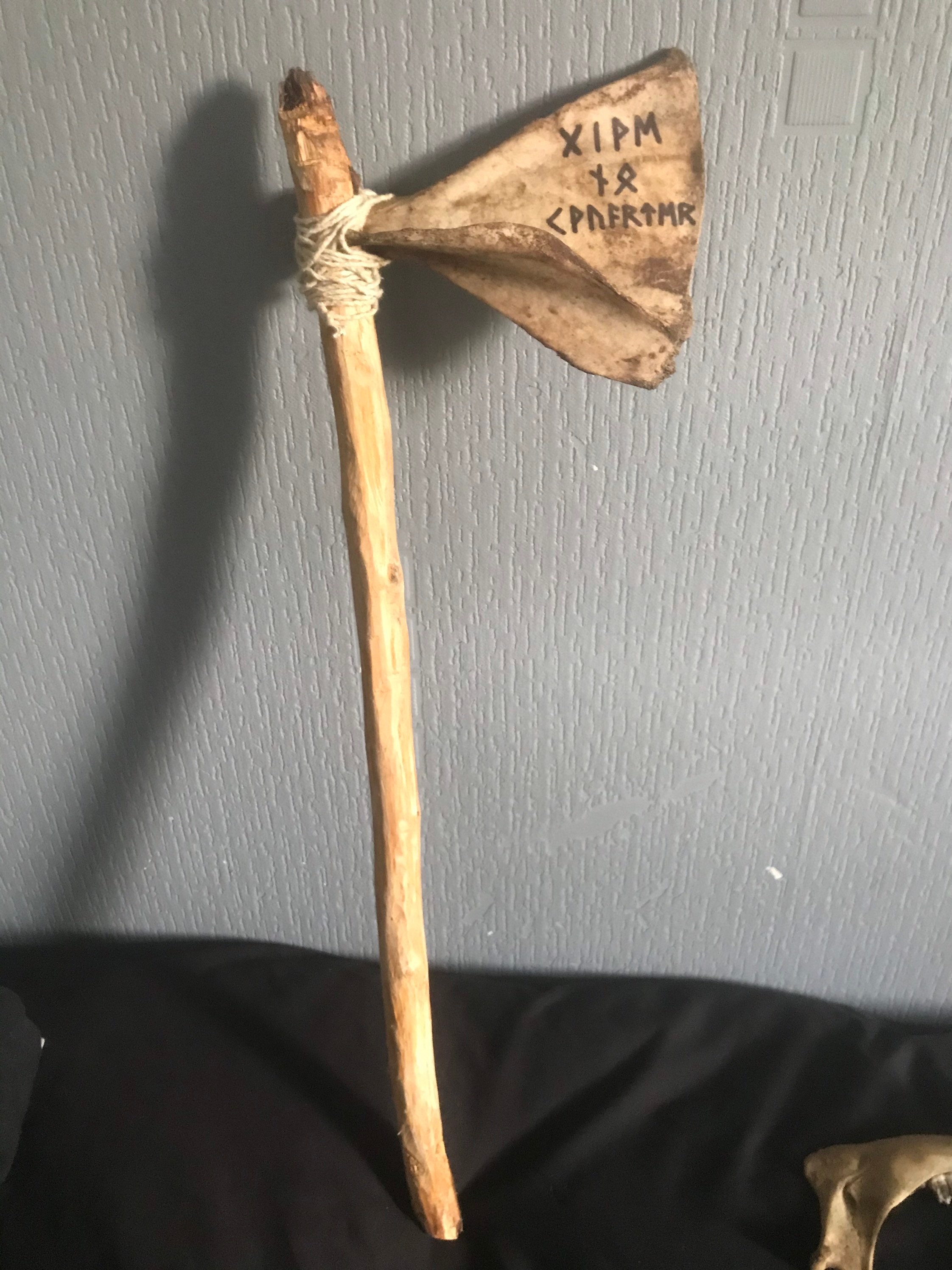 Primitive style ornamental bone axe Etsy