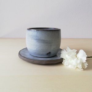 Artisan tea cup stoneware set image 1