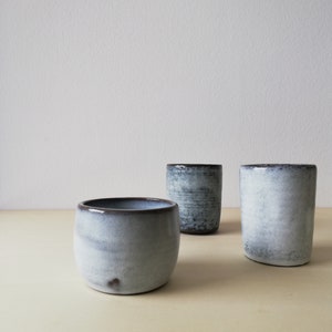 Artisan tea cup stoneware set image 3