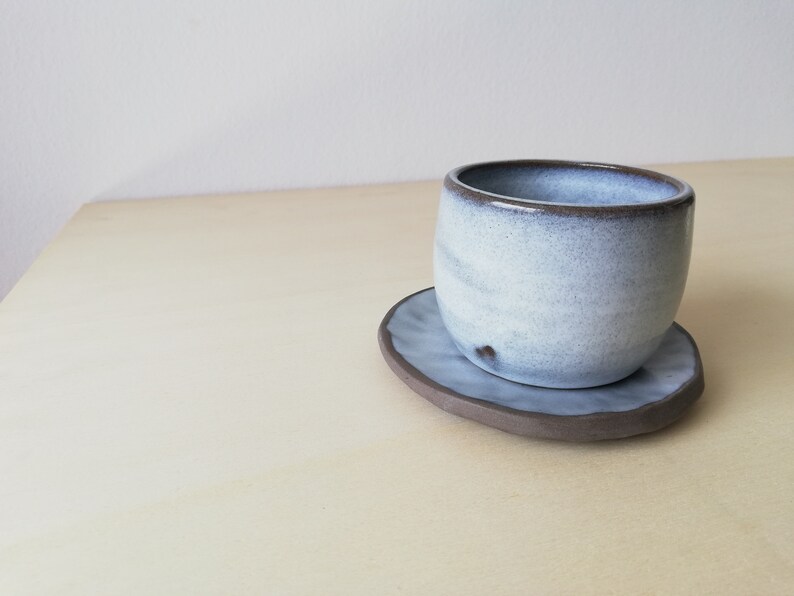 Artisan tea cup stoneware set image 4