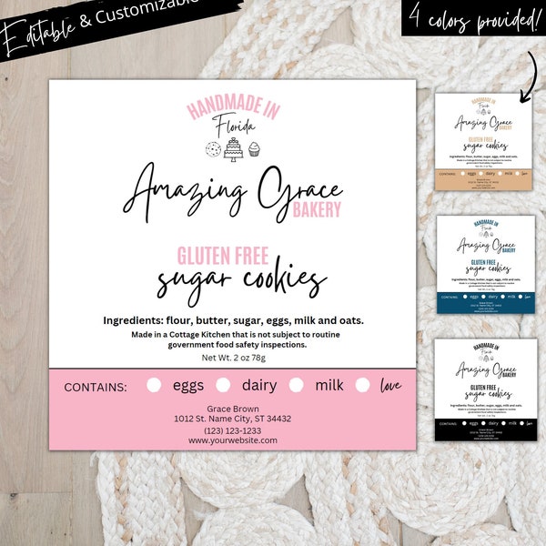 Texas Food Cottage Law Stickers Etsy