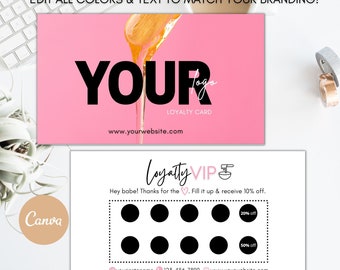 Waxing Loyalty Punch Cards - 50 Pack, 2x3.5" Business Cards For Estheticians & Skin Care - View #9