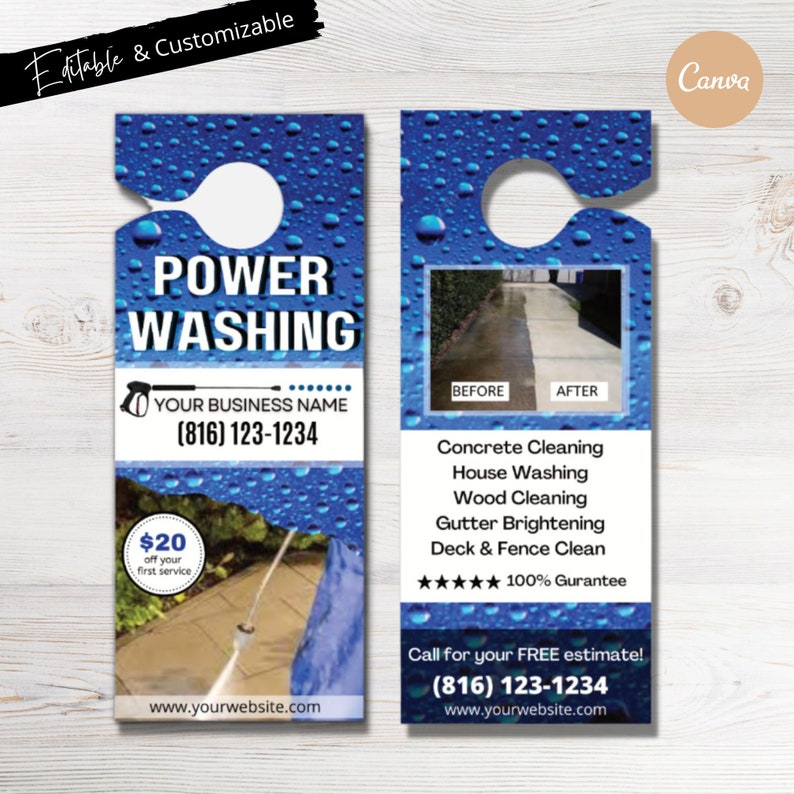 Pressure Washing Door Hanger Template pressure-washing-door-hanger-template