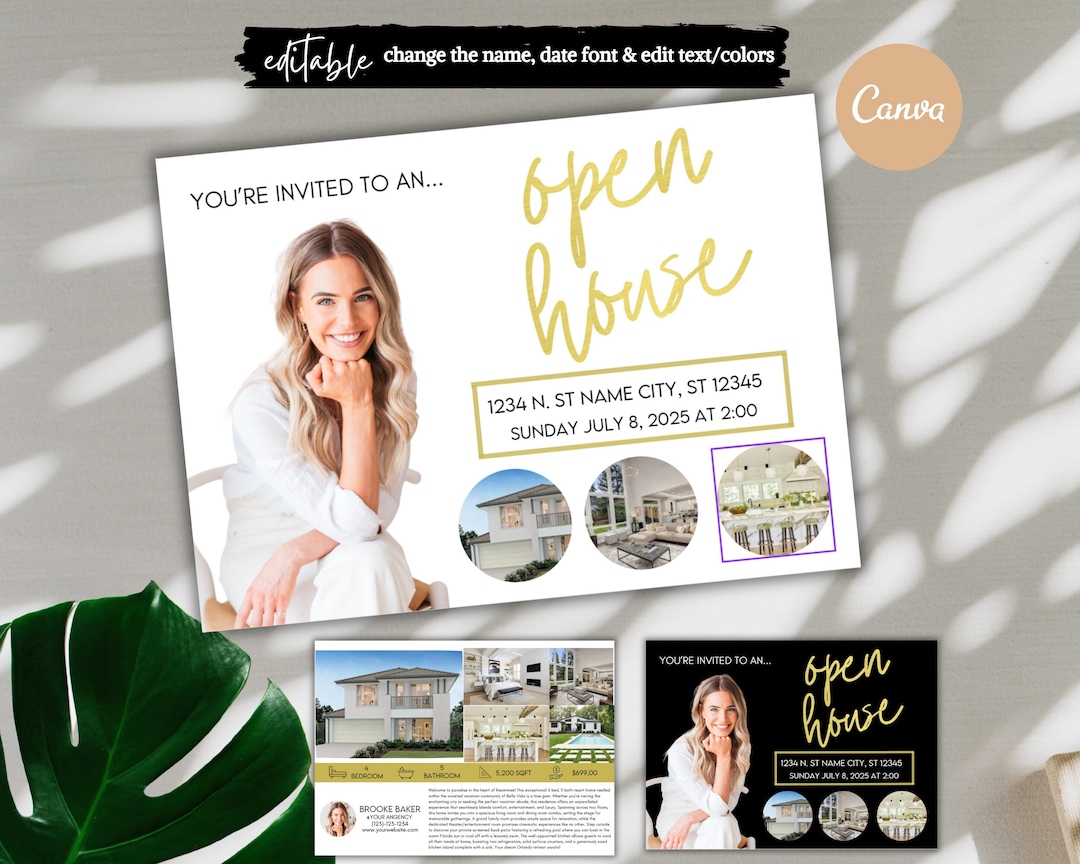 Image 5 for Open House Postcard Template
