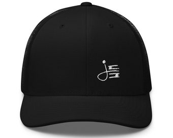 Jef "Signature" Embroidered Trucker Cap