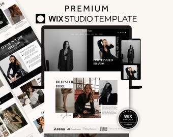 Wix Studio Website Template for Social Media Manager, Modern Wix Studio Template Agency, Premium Wix Website for Brand Manager, Life Coach