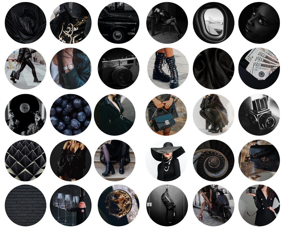 100 Black Instagram Highlight Covers, Black Instagram Highlights ...