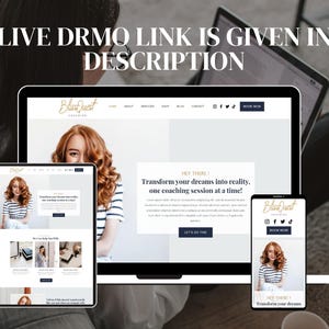 Minimalistische Wix-Website-Vorlage für Coaches, Therapeuten, Agenturen und Wix-Design-Service-Unternehmen Bild 8