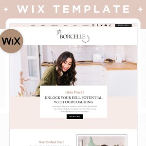 Wix Website Template, Coaching Wix Website Template, Creative Wix Website Design, Wix Online Store, Wix Blogger Theme, Wix Shop, Wix Layout