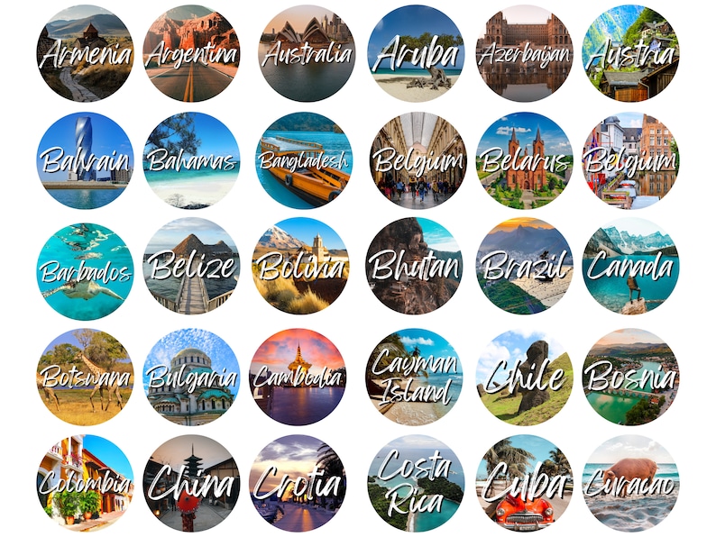 135 Country Instagram Story Highlight Covers Travel Story Etsy