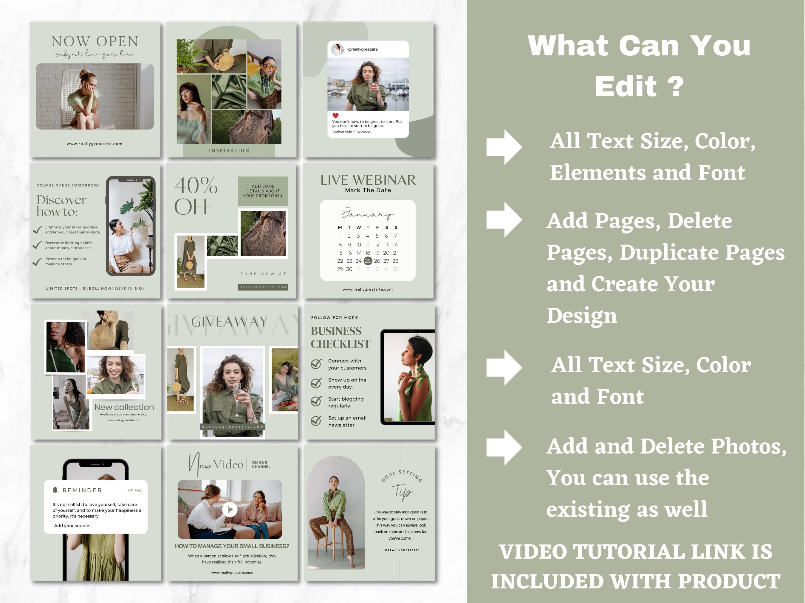 Course Creator Template Bundle Coaching Template Pack Canva - Etsy