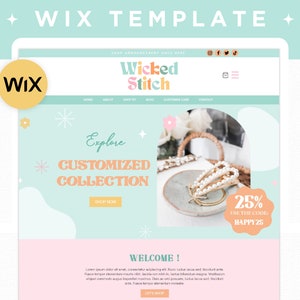 Wix Website Template, Wix Online Store Theme, Creative Wix Theme, Wix Website Template for Coach, Wix Ecommerce Shop, Wix Template for Blog
