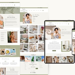 Minimal Wix Website Template, Life Coaches and Bloggers Website Template, Modern High Converting Wix Website for Service Provider, Wix Shop image 6