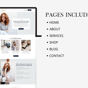 Minimalistische Wix-Website-Vorlage für Coaches, Therapeuten, Agenturen und Wix-Design-Service-Unternehmen Bild 4