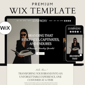 Wix Website Template, Coaching Wix Website Theme, Creative Wix Design, Luxury Wix Online Store, Wix Blog Theme, Wix Layout, Podcast Website