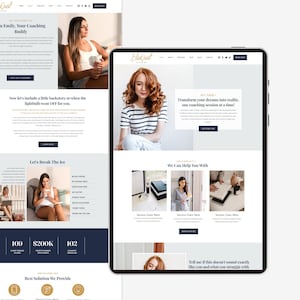Minimalistische Wix-Website-Vorlage für Coaches, Therapeuten, Agenturen und Wix-Design-Service-Unternehmen Bild 7