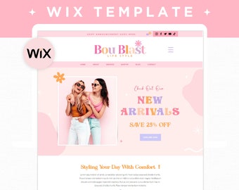 Wix Website Template, Coaching Wix Website Theme, Creative Wix Website Design, Wix Online Shop, Wix Blog Theme, Wix Ecommerce Online Store